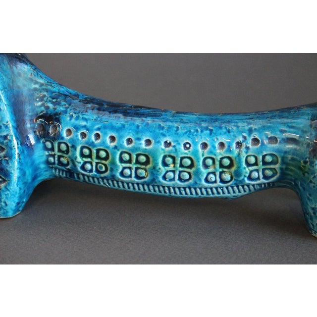 Vintage Italian Ceramic Sausage Dog by Aldo Londi for Bitossi, 1960s For Sale - Image 11 of 15