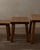 Dutch Brutalist Oak Nesting Tables in the style of Pierre Chapo, 1970s, Set of 3 For Sale - Image 9 of 18