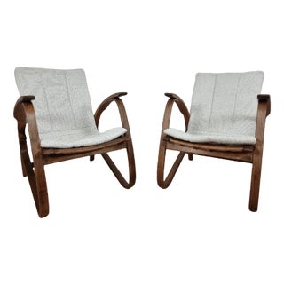 Set of Armchairs by Jan Vanek For Sale