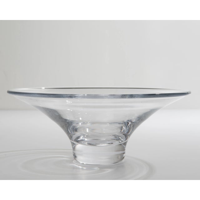 A wonderful hand made Simon Pearce flaring bowl. Fully signed.