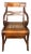 1980s Regency Mahogany and Cane Metamorphic Chair to Steps For Sale