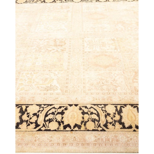 Solo Rugs Mogul, One-of-a-Kind Hand-Knotted Area Rug in Ivory, 8' 4" x 10' 6" For Sale - Image 4 of 8