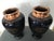 Copper Painted Vase in a Horseshoe from Ab, Set of 2 For Sale - Image 9 of 18