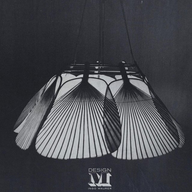 Vintage German Hanging Light by Ingo Maurer for Design M, 1970s For Sale - Image 9 of 13