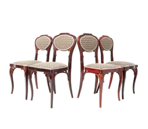 Vienna Secession Side Chairs by Jacob & Josef Kohn, 1900s, Set of 4