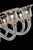 Traditional Huge Imperial Venetian "Rigadin" Murano Glass Chandelier With Gold Trimming For Sale - Image 3 of 9