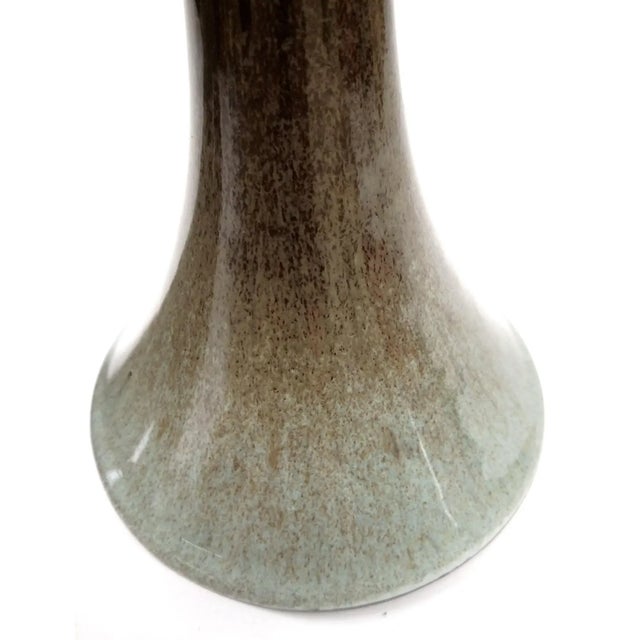 Artisan Mottled Ceramic Vases- A Pair For Sale - Image 9 of 11