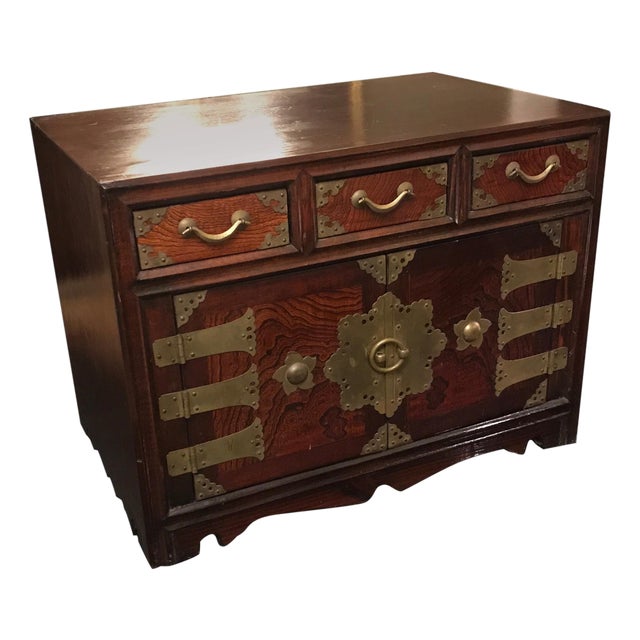 Mid 20th Century Korean Jewelry Chest Dresser Organizer For Sale