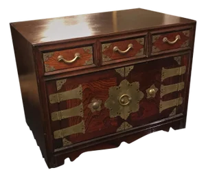 Mid 20th Century Korean Jewelry Chest Dresser Organizer