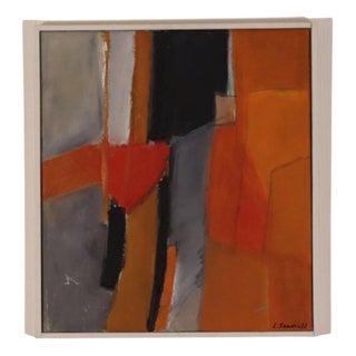 Lisbeth Sandvall, In the Hidden Paths of Memory, 1960s, Oil on Canvas, Framed For Sale