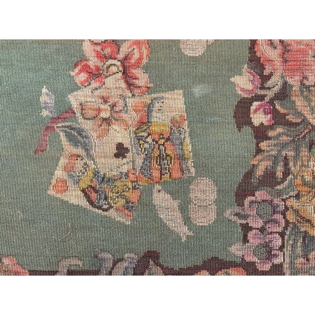 Georgian, Card or Game Tables, a Pair, Tapestry, Mahogany, 18th Century For Sale - Image 14 of 18