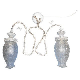 Hollywood Regency Swag Pendant Lights - Set of 4 For Sale