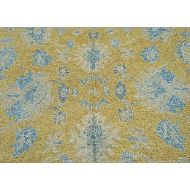Turkish Oushak Rug 11'9" x 14'9" #18589 For Sale In Houston - Image 6 of 8