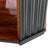 Wood Art Deco Chest of Drawers with Cube Maquetry and Hand-Polished Shellac, 1930s For Sale - Image 7 of 9
