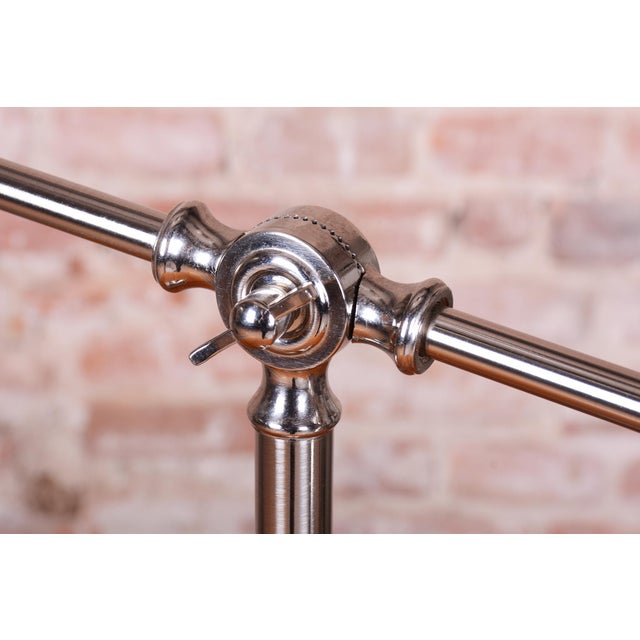 Socket: E27 This industrially styled and purposeful table lamp dates from the 1930s in Czechoslovakia, reflecting...