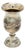 Silver Cup with Circular Base and Reliefs For Sale