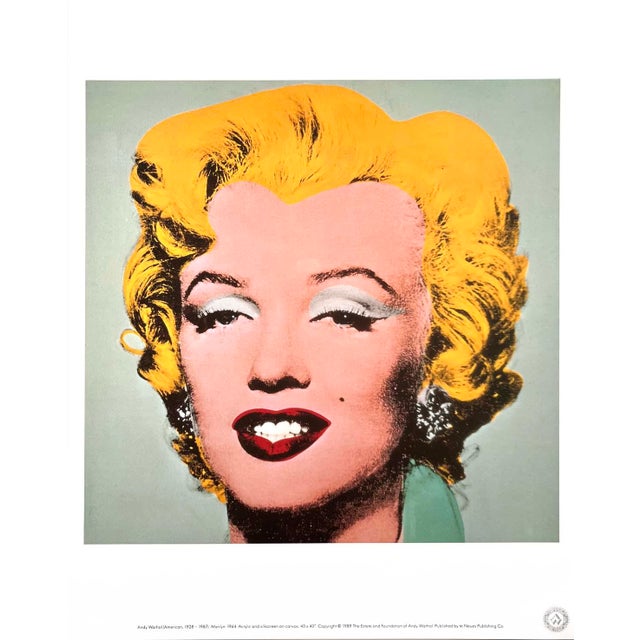 Artist: Andy Warhol Country: USA Title: Marilyn Monroe Printed: 1989 offset on high-quality smooth finish paper Marks: Not...