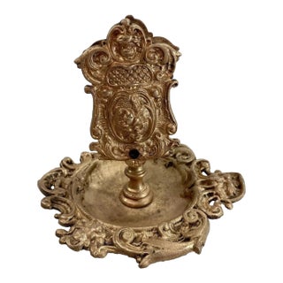 Bronze Ashtray With Matchbox Holder Frank and De Keyser For Sale