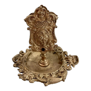 Bronze Ashtray With Matchbox Holder Frank and De Keyser