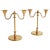 Art Deco Swedish Candlesticks in Brass from O.H. Lagerstedt, Set of 2 For Sale - Image 6 of 6