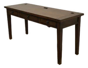 Aspen Home Rustic Contemporary Modern Style 65" Computer Writing Desk