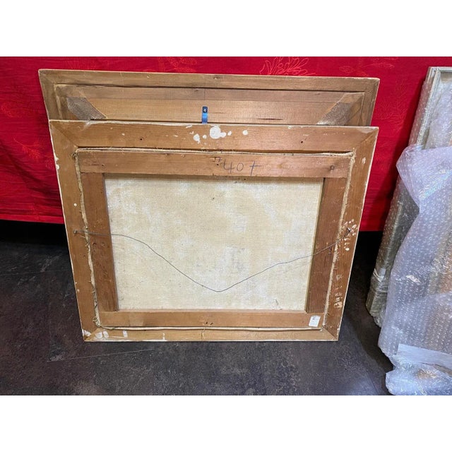 Gustave Francois, Villa, Oil on Canvas, 1917 For Sale - Image 8 of 9