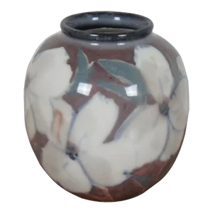 1944 Mid-Century Rookwood Pottery Jens Jensen Floral Porcelain Bud Vase