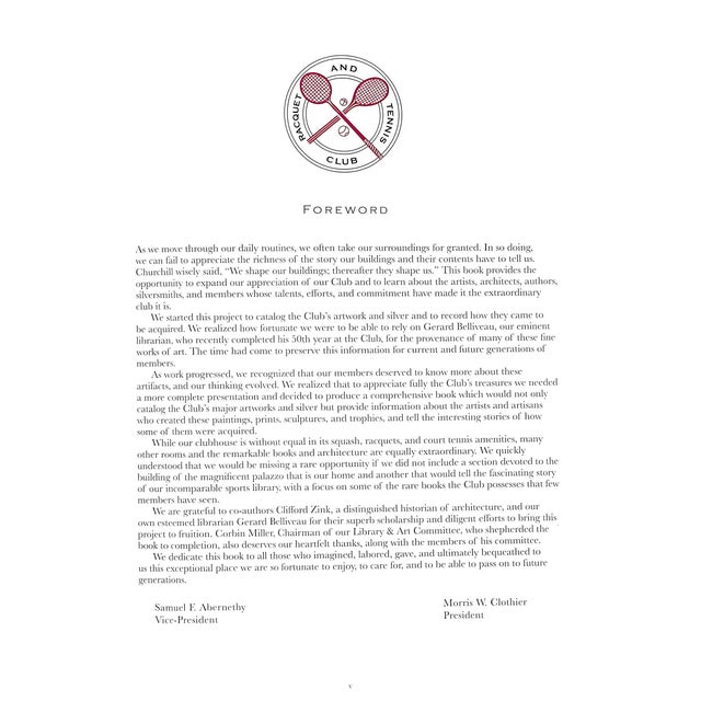 Traditional "Racquet and Tennis Club: Architecture Art Library" 2022 Belliveau, Gerald J. Jr. For Sale - Image 3 of 14