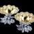 Antique Silver Salt Cellars with Naturalistic Flower Decor by William Bateman, 1832, Set of 2 For Sale - Image 12 of 18