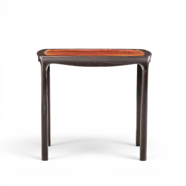 Edward Wormley for Dunbar Mid Century Rosewood Side End Tables - Pair For Sale - Image 10 of 14