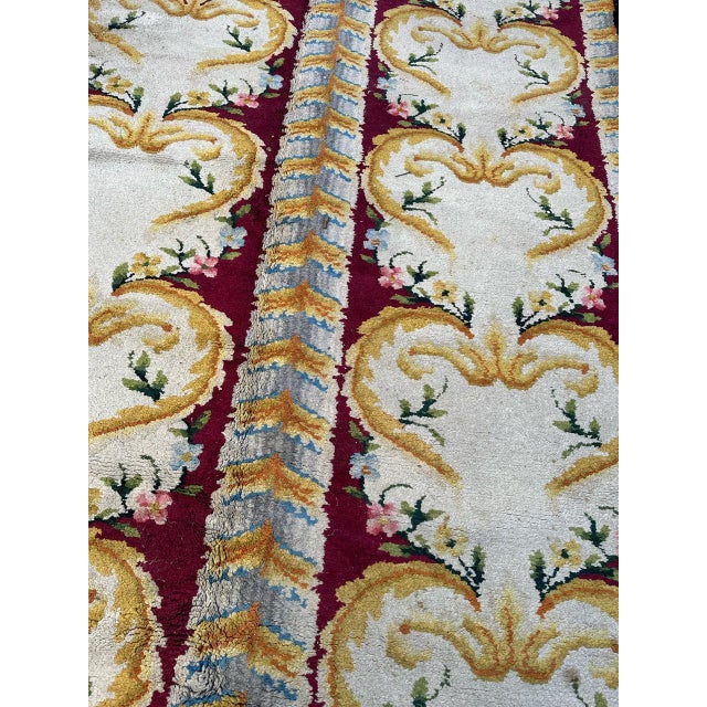 Spanish Savonnerie Runner, 1890s For Sale - Image 5 of 17