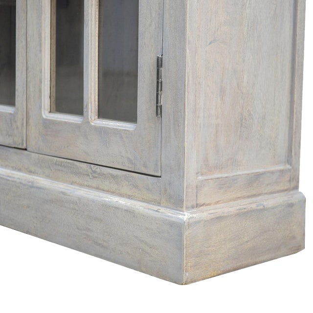 Weathered Glazed Buffet With Ample Storage For Sale - Image 4 of 8