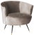 Modern Velvet Retro Mid Century Accent Chair in Hazelwood For Sale - Image 3 of 10