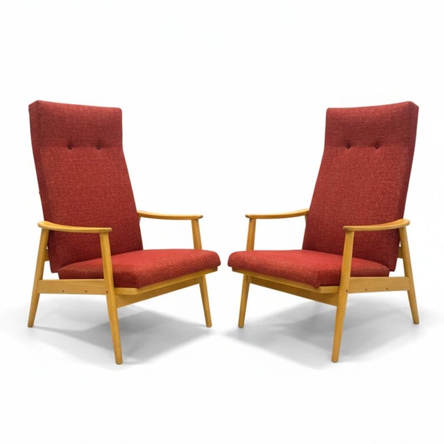 Armchairs from TON, Czechoslovakia, 1960s, Set of 2 For Sale - Image 13 of 13