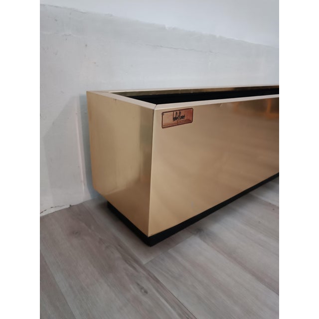 Brass Planter by Hobby Flowers, ​​1990s For Sale - Image 6 of 9