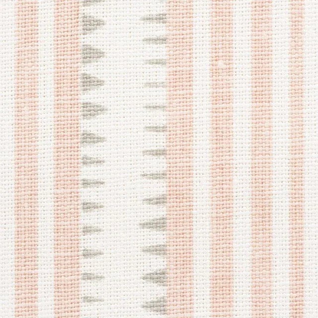A narrow, gradient stripe with stippled accents, this printed Linen has a beautiful hand-drawn look. It's a stylish option...