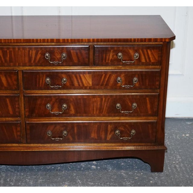 Vintage Bevan Funnel Hardwood Sideboard Bank of Drawers For Sale - Image 6 of 16