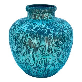 Vintage Contemporary Splatter Urn For Sale