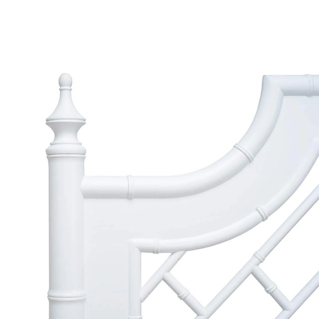 Mid-Century Modern Faux Bois Mid Century Modern King Bed For Sale - Image 3 of 7