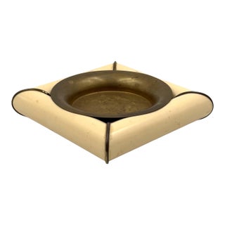 Tommaso Barbi, Mid-Century Brass Ashtray, Italy 1970 For Sale