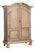 Early 19th Century France Antique White Wood Armoires Wardrobes & Linen Presses For Sale