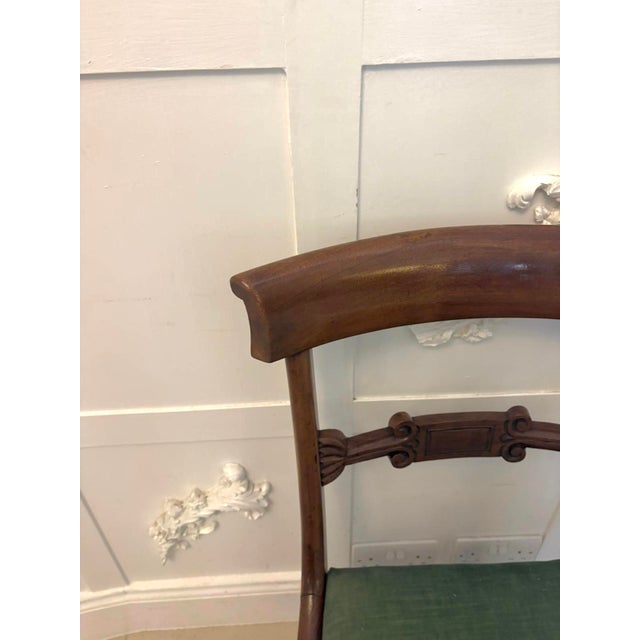 Antique Regency Mahogany Dining Chairs, 1830, Set of 8 For Sale - Image 10 of 18