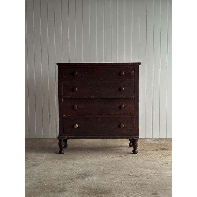 Early 19th Century Painted Pine Chest of Drawers For Sale - Image 17 of 18