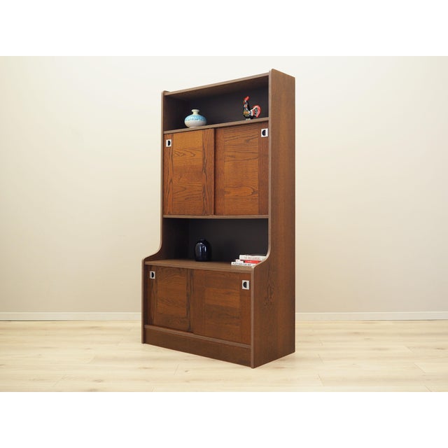 Danish Oak Bookcase, 1970s For Sale - Image 4 of 14