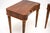 Brown Vintage Art Deco Swedish Walnut Side Tables, 1930, Set of 2 For Sale - Image 8 of 11