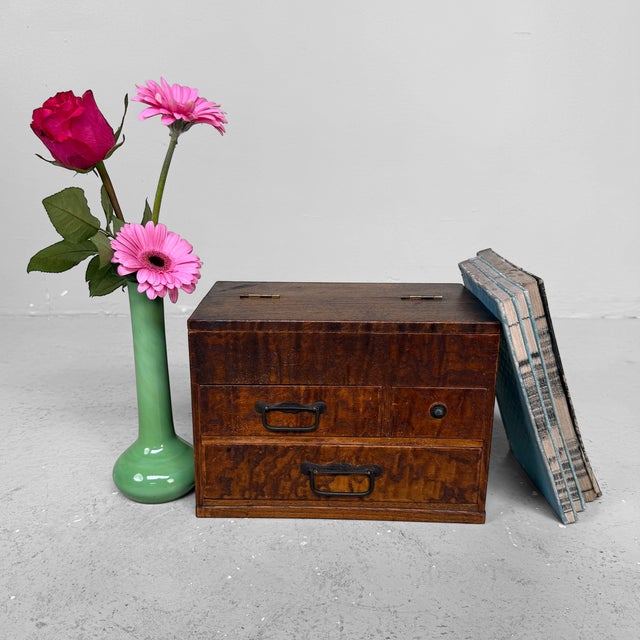 Japanese Shōwa Hari Bako Sewing Box, 1950s For Sale - Image 9 of 11