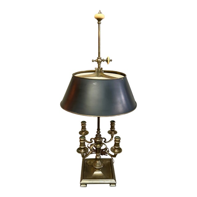 Vintage Chapman Brass Bouillotte Lamp For Sale