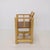 A set of Six Italian modernist armchairs. Solid Maple with hinged backrest feature.