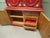 Gold Red Lacquer Cabinet with Interior Drawers and Shelves, 1960 For Sale - Image 8 of 9