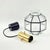 Metal Mid-Century Glass and Brass Pendant Lights, Germany, 1970s, Set of 2 For Sale - Image 7 of 11